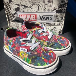 Marvel X Vans toddler shoes